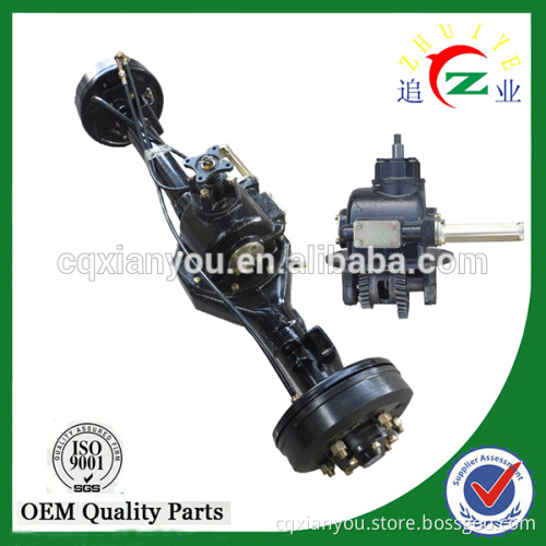 China manufacture tricycle wheels and rear axle assembly